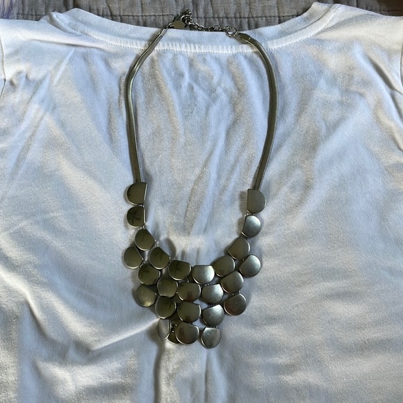 Silver Express Statement Necklace - Picture 1 of 3